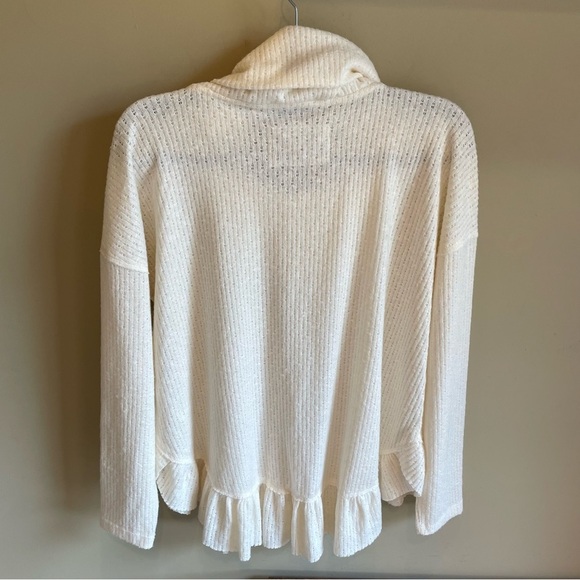 Maeve Addie Ruffle Hacci Pullover Medium - Picture 6 of 6